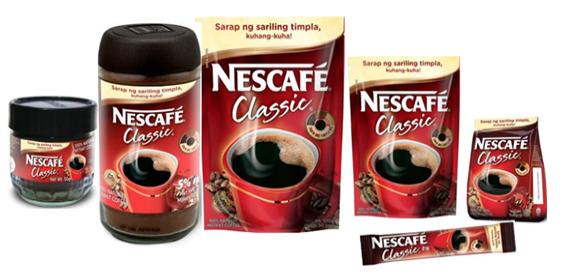 Nescafe products
